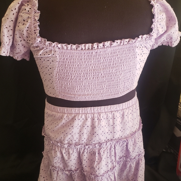 Love Tree 2 pc Lilac Top and Skirt size Large.  FF86 - Picture 4 of 9